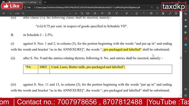 VERY BIG CHANGE IN GST RATES FROM 18-07-2022 / TAX DKP смотреть онлайн