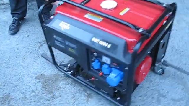Генератор бензиновый Elitech БЭС 8000E.AVI смотреть онлайн
