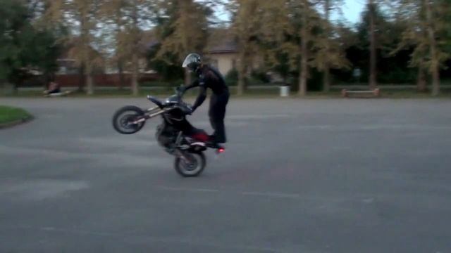 Тренировка. Хонда ХР250 мотард. 07.2015. смотреть онлайн