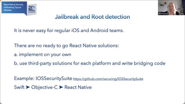React Native Security | Addressing typical mistakes смотреть онлайн