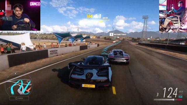 McLaren Senna Forza 5 Racing Logitech G29 Driving Wheel | DracoGames India смотреть онлайн