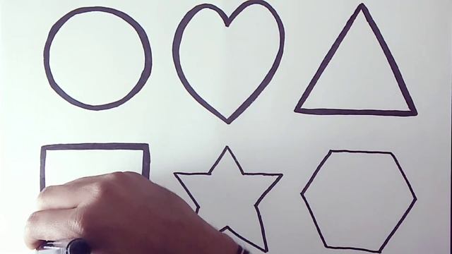 Learn Shapes drawing | Circle Drawing | Star Drawing | Shape and Colors | Triangle Drawing #58 смотреть онлайн