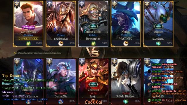 [Live] Garena RoV #091# - ฺBattle 5-5 / Rank / ทัวร์นาเมนต์ смотреть онлайн