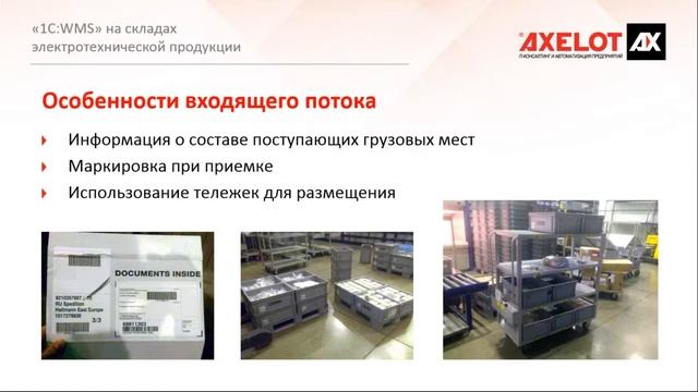 1C WMS на складах электротехнической продукции вебинар 25 10 16 смотреть онлайн