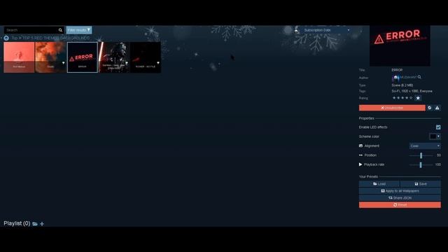 5 BEST RED THEMED WALLPAPER ENGINE BACKGROUNDS смотреть онлайн