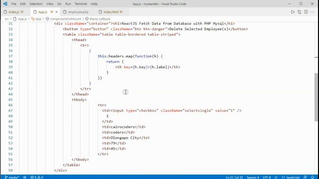 ReactJS Fetch Data from Database with PHP Mysql смотреть онлайн