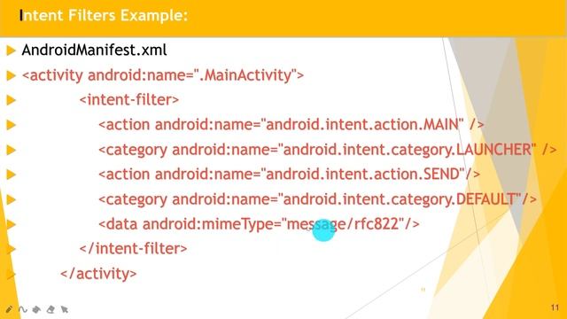 Lecture 11: Android Intents Filters with example смотреть онлайн