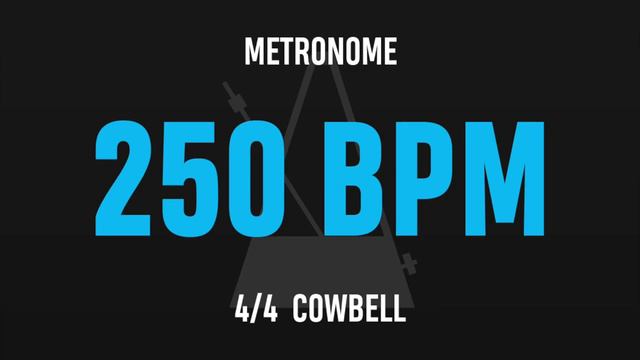 250 BPM 4/4 - Best Metronome (Cowbell) смотреть онлайн