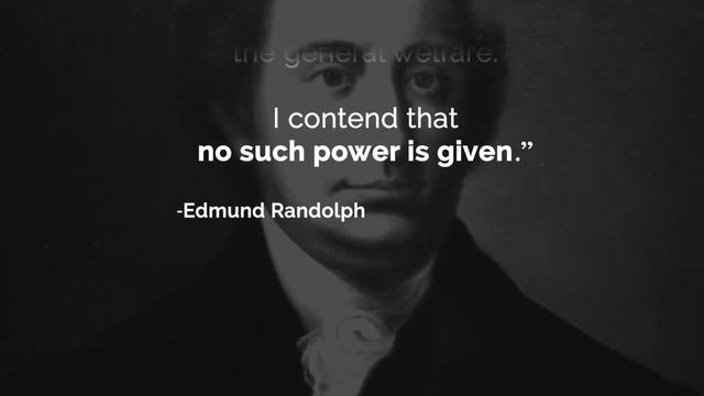 Edmund Randolph on the General Welfare Clause смотреть онлайн