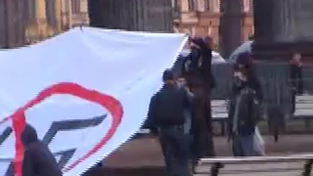 Антифшистская акция в Питере 22.03.2007 смотреть онлайн