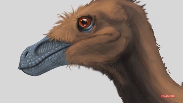 How I Draw an Ornithomimus Dinosaur - Photoshop CC смотреть онлайн