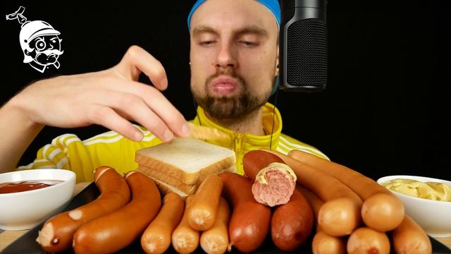 ASMR Very Popular German Sausages (Sausage Mukbang) ??