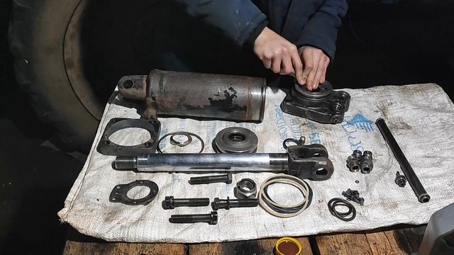Ремонт цилиндра навески трактора МТЗ 80 смотреть онлайн