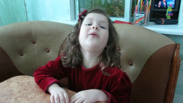 Веселые стихи в исполнении Щербук Анастасии (5 лет 6 месяцев) смотреть онлайн