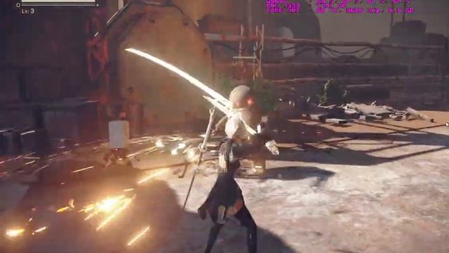 NieR Automata - прошёл место где постоянно вылетала игра смотреть онлайн