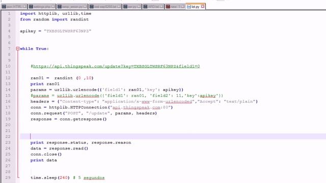 Sending random number from Python to ThingSpeak : Power IoT смотреть онлайн