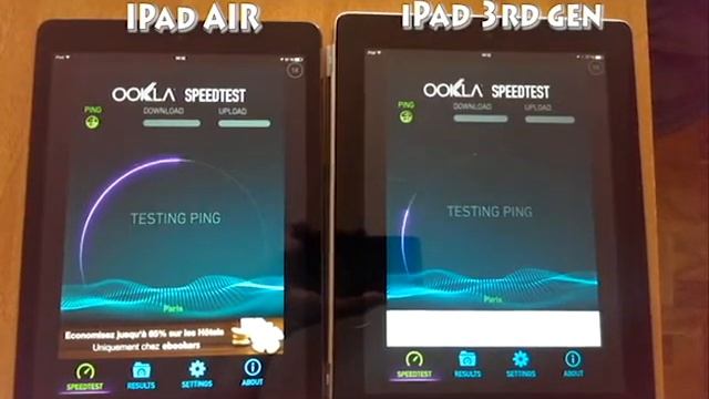 iPad AIR vs iPad 3 wifi speed test смотреть онлайн