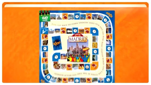 KLOO'S "RACE TO MADRID" LEARN SPANISH BOARD GAME - how to use the game board смотреть онлайн