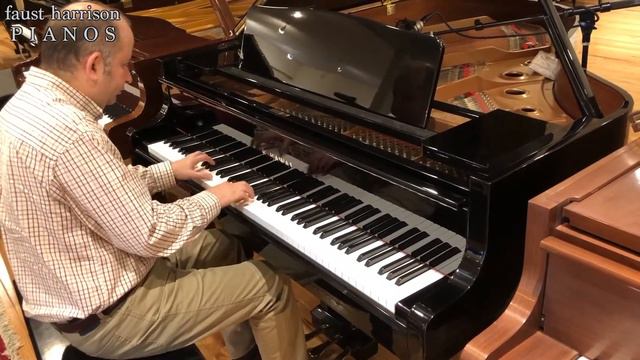 Kawai Polished Ebony Grand Piano, Model GE3, 1994 - Serial #2184597 смотреть онлайн