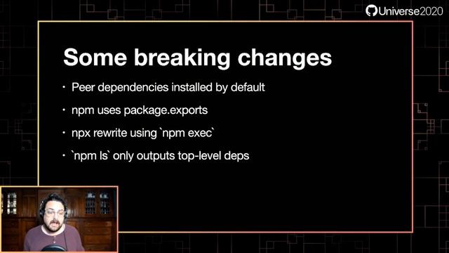 GitHub ❤️ npm - GitHub Universe 2020 смотреть онлайн