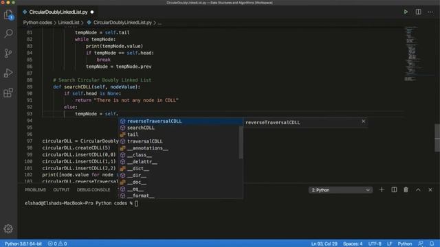 44 Search for a node in Circular Doubly Linked List смотреть онлайн