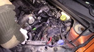 Ремонт автомобиля Ford Fiesta  1,4 TDCI Двигатель F6JA,  замена двигателя