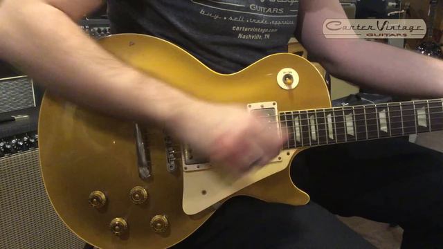 1958 Gibson Goldtop Les Paul into 18 Watt Marshall Baby Bluesbreaker Combo смотреть онлайн