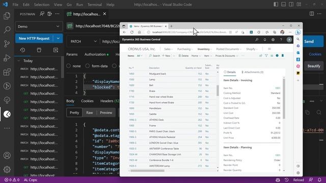 PATCH Method in MS Dynamics 365 Business Central API смотреть онлайн