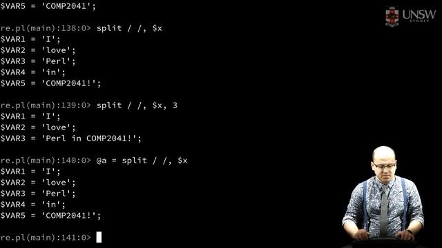 COMP2041/COMP9041 - Regular Expressions in Perl смотреть онлайн