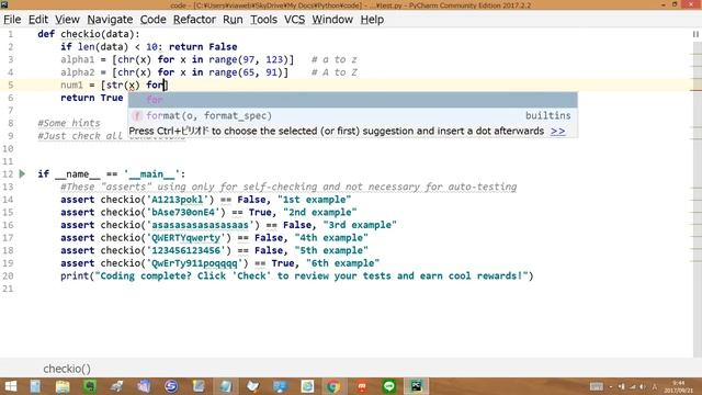 #004-002 Python check.io マラソン House Password смотреть онлайн