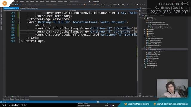 Live Stream: Building a Peloton Clone with Xamarin.Forms: Part 3 - Refactoring & CarouselView смотреть онлайн