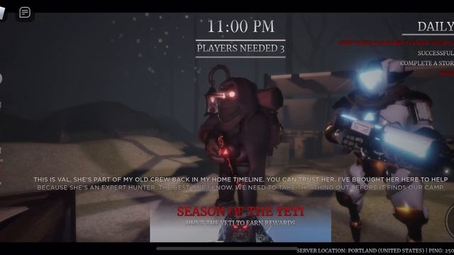 HOW TO GET LONGBOW, VALS INTRODUCTION! Roblox Survive The Night SEASON OF THE YETI смотреть онлайн