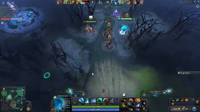 УВЕРЕННАЯ ПОБЕДА НА МОРФЕ ? Morphling 7.34c DOTA 2