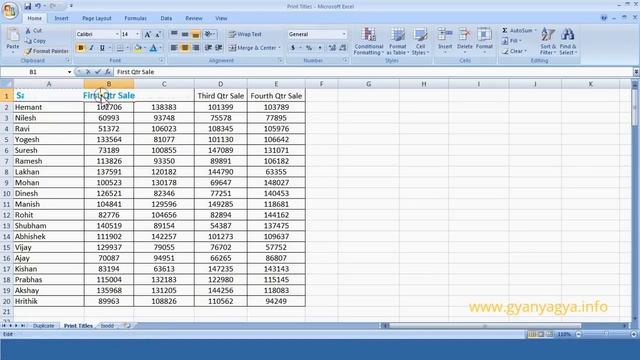 How to use Format Painter in MS Excel 2007 in Hindi Part 35 смотреть онлайн