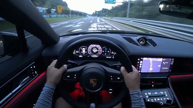 2024 Porsche Panamera 4 III | Тест-драйв от первого лица POV смотреть онлайн