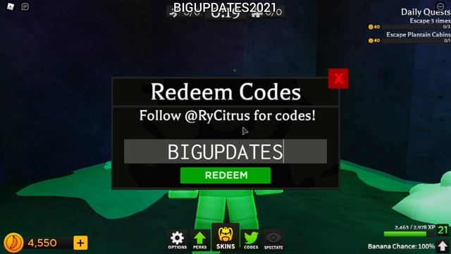 ALL Codes For BANANA EATS! [NEW BANANA EATS HOLIDAY UPDATE] (Roblox) смотреть онлайн
