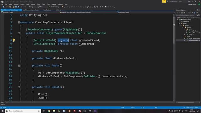 Creating Genji - Dash & Double Jump - Part 1 - Unity Tutorial смотреть онлайн
