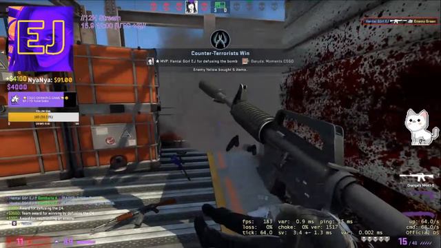 CAN GIRLS PLAY CS? 💜CS:GO COMPILATION смотреть онлайн