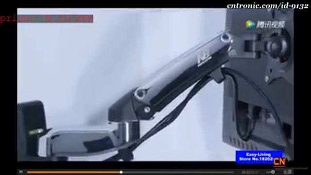 NB F150 Aluminum Alloy 360 Degree 17"-27" Monitor Holder Gas Spring Arm LED LCD TV Wall Mount Loadi смотреть онлайн