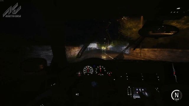 Rainy Night Speeding in a BMW 535i M-Sport - High Force + Pudsey | Release (Assetto Corsa) смотреть онлайн