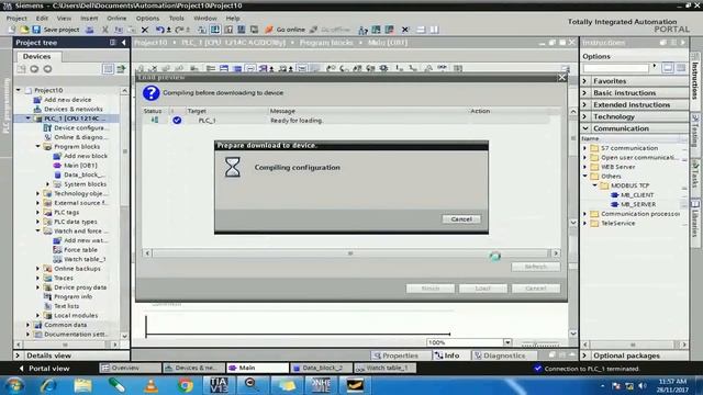 PLC to HMI communication l Modbus TCP/IP l TIA portal l Siemens l UniMAT смотреть онлайн