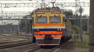 Поезда Латвии | Разнообразное движение поездов на участке Рига - Саласпилс
