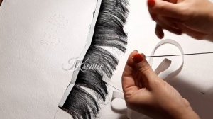 КАК РАСПУСТИТЬ АТЛАСНУЮ ЛЕНТУ/часть 4/ПУШИСТИКИ,ПАМПАСНАЯ ТРАВА,ПЕРЬЯ/