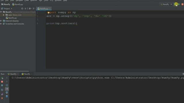 Numpy Sorting Arrays смотреть онлайн