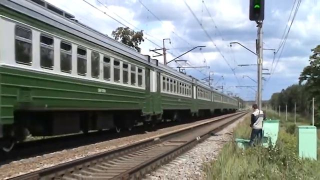 Электропоезд ЭД4М-0359 перегон Голицыно - Петелино смотреть онлайн
