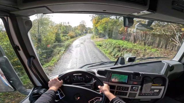 4K Pov Truck Driving I narrow roads I Renault T 520 смотреть онлайн