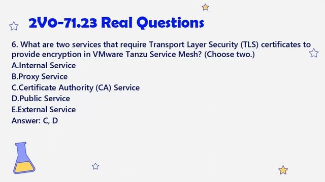2V0-71.23 Practice Test Questions - VMware Tanzu for Kubernetes Operations Professional смотреть онлайн