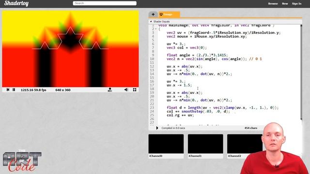 Shader Coding: KIFS Fractals explained! смотреть онлайн