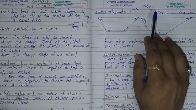 Force | Aristotelion Law | Galileo's Experiment | Inertia | Chapter 5 | Laws of Motion | Class 11 смотреть онлайн