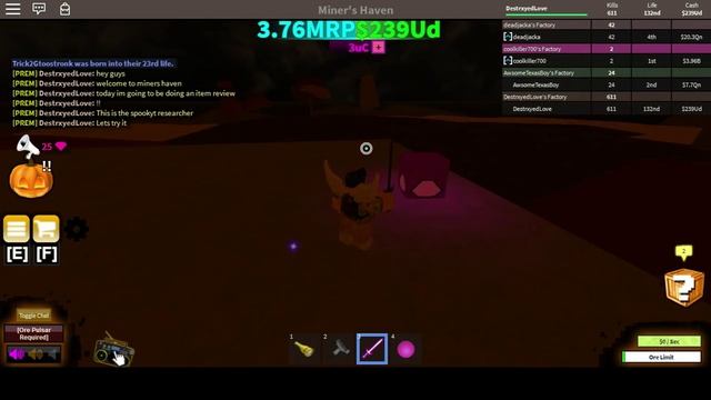 Miner's Haven Item Review: Spooky Research Center смотреть онлайн
